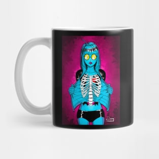 Girl Ribs Heart Mug